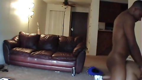 Black dick inside a big ass of a brunette 18+ girl