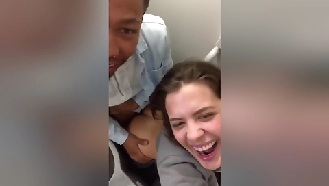 Big cock gets inside my amateur porn video in the toilet