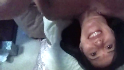 Busty chinese brunette is fucking her old boyfriend