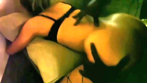 Big ass brunette with stockings gets her ass fucked