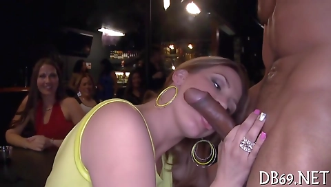 Amateur milf is taking a black guy's big cock on the service