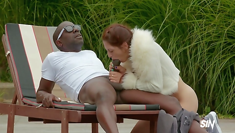 Big cock milf gets her hairy pussy pounded by a horny guy