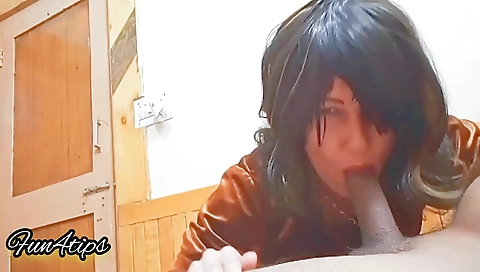 Busty Indian pornstar with big tits riding a big dick