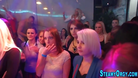 Blonde brunette with a big ass has sex with a dick