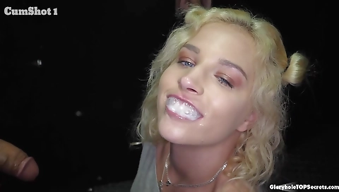 Blonde and her boyfriend are going to get a hard dick