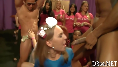 Horny pornstar in exotic black and blond college porn movie