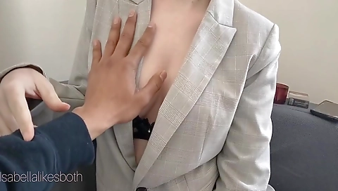 I'm getting a blowjob and a hardcore fuck with a hot stepmom