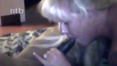 Interracial mature blonde rides a hard dick in a facial