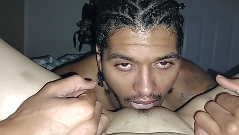 Latina hottie with huge tits eats cock in hd vid 1