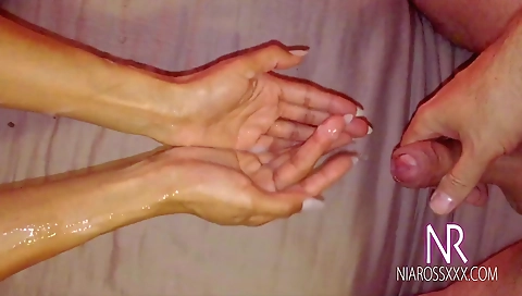 Sexy milf with huge black tits gets her ass pounded with cum